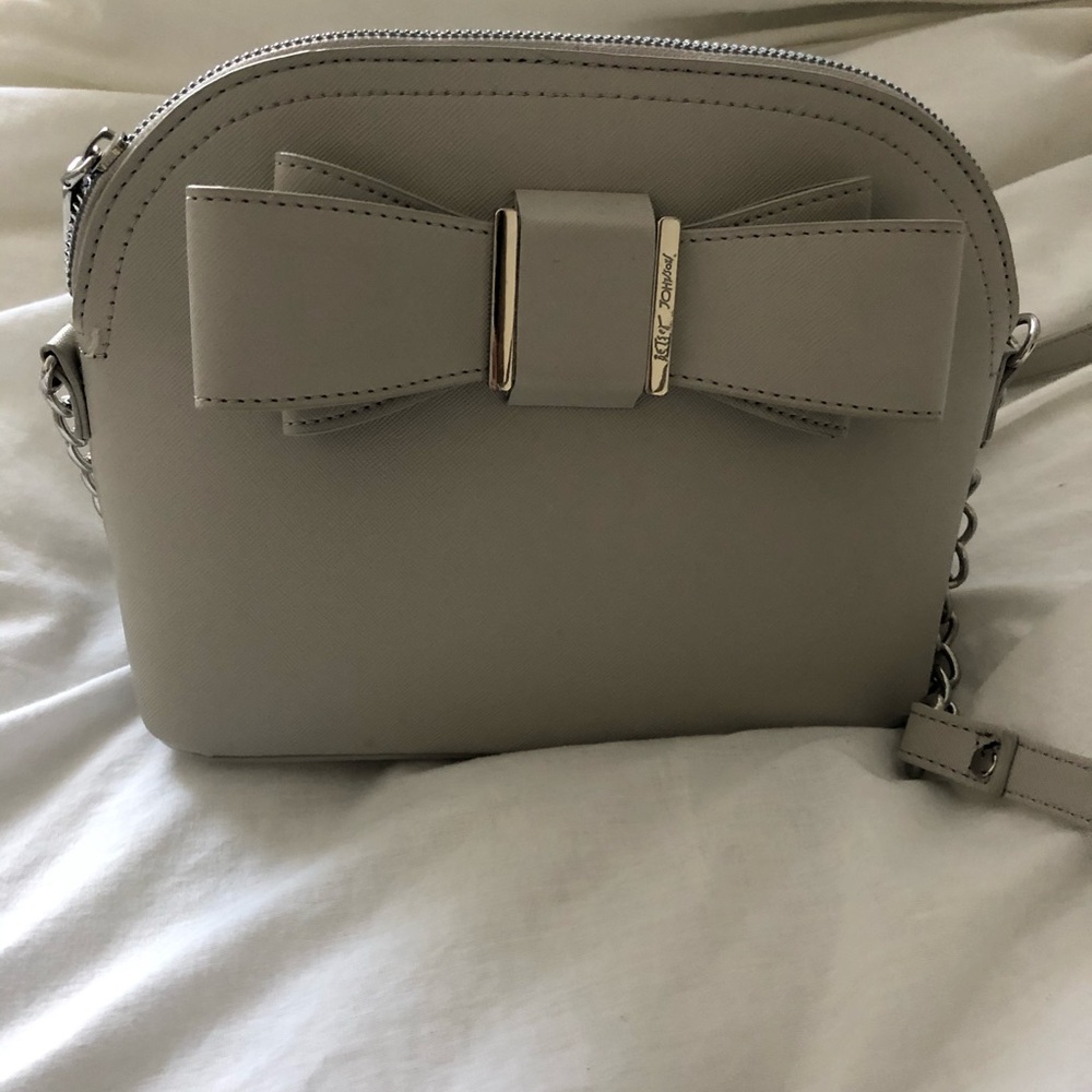 Betsey Johnson Gray crossbody